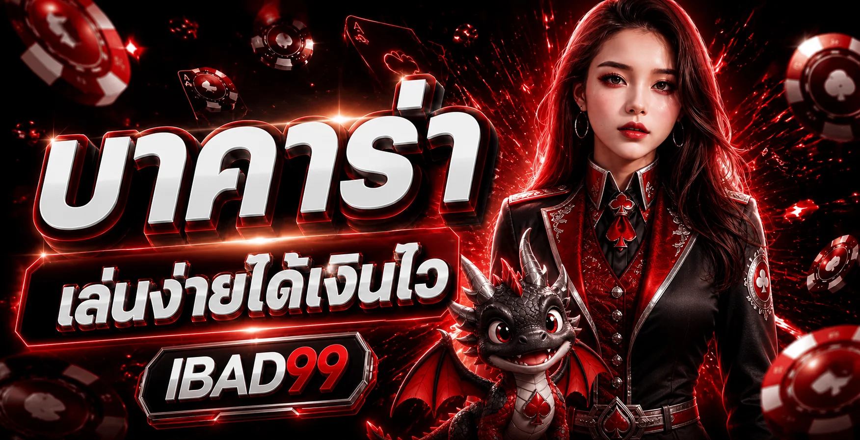 IBAD99 คาสิโนออนไลน์และเกมไพ่ธีมแดงดำ